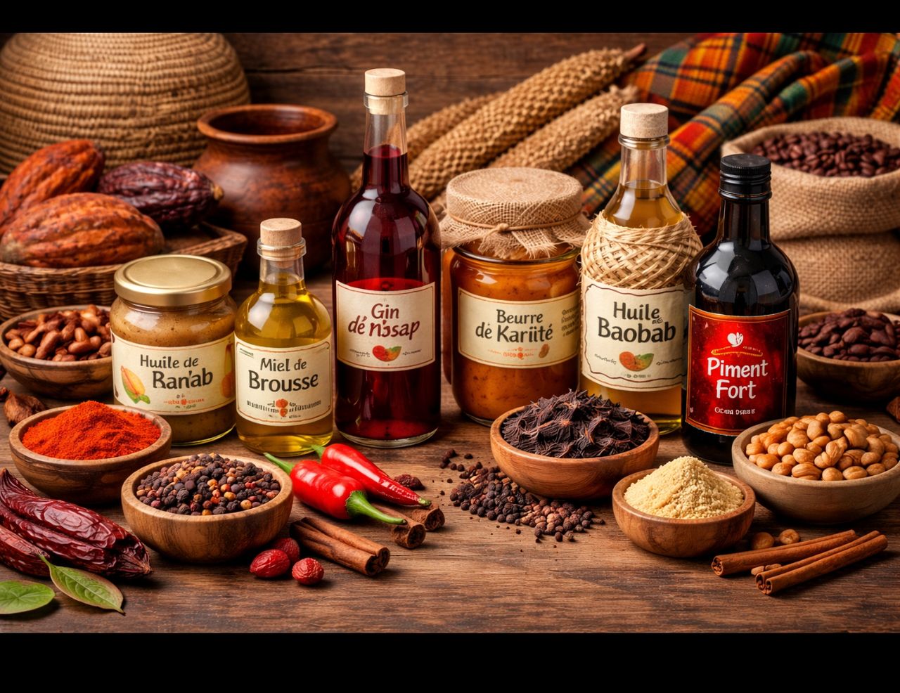 Produits artisanaux locaux - La richesse de la Côte d'Ivoire